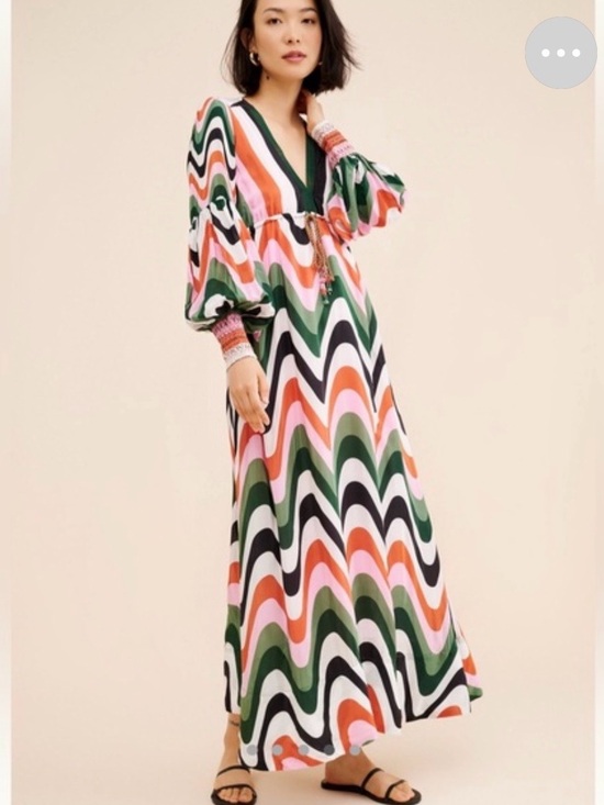 FARM Rio Dresses & Skirts - FARM Rio Wave Gradient Maxi Dress Size Small
